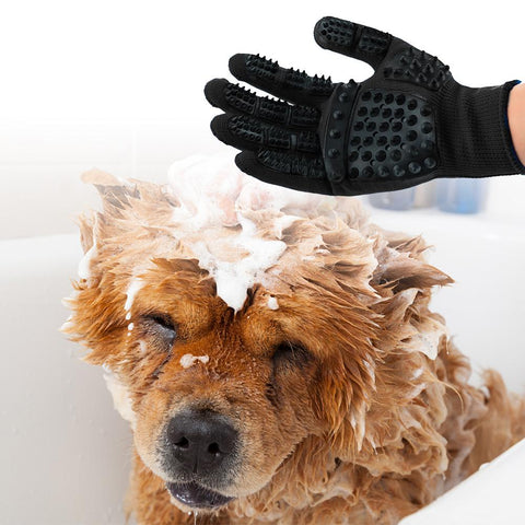 Pet Grooming Gloves Bath Massage